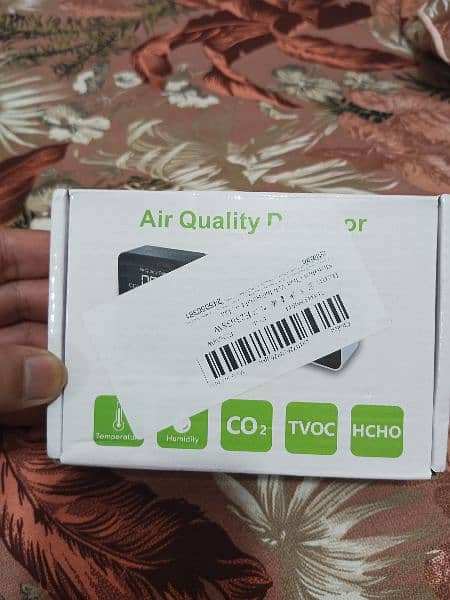 Air Quality Monitor For HCHO TVOC TVOC Indoor Air Pollution Test 7