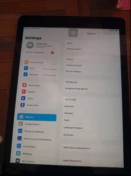 iPad 6 generation 128GP Rom far sal mobile number 03099284491 contact 1