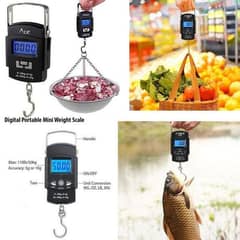 Portable Upto 50Kg Digital Weight Hanging Scale 0