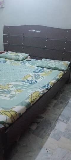 Double bed with foam