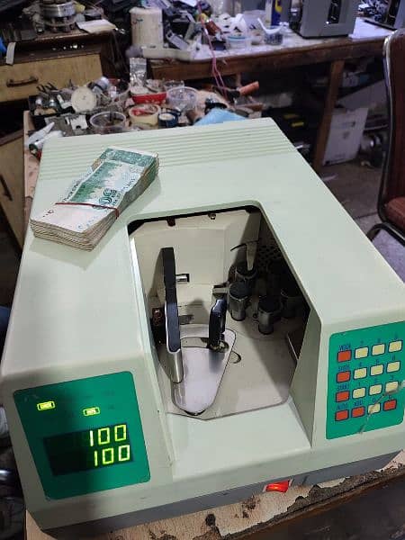 Cash Counting Machine, note currency Mix counting, Fake Detection SM 18