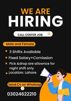 CALL CENTER JOB IN LAHORE BOYS AND GIRLS
