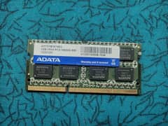 ADATA 2 GB LAPTOP RAMS DDR-3 X 2
