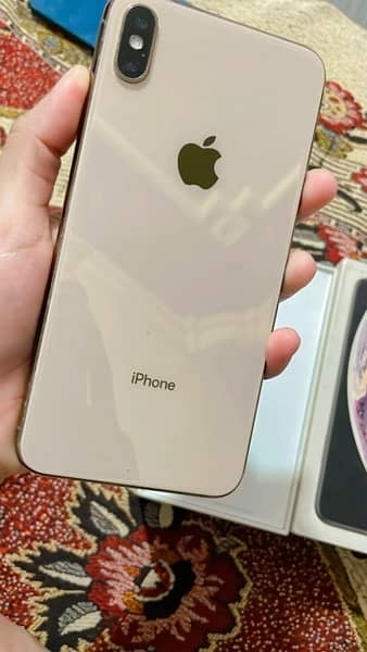 iPhone Xs Max 64gb PTA approved with orignal box 1