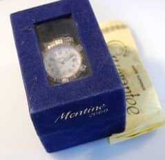 TIMEX Montine 2000 Two Tone Watch with Box and Papers