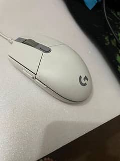 logitech g102 mouse white with box