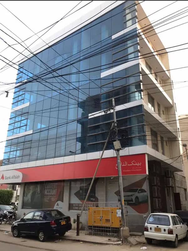 Dha Ph 7 Sehar Com | 1st Floor 600 Sqft Office Floor For Rent | 2 Chambers Work Station | 3 Side Corner Bungalow Facing | 24 Hours Building Accessible | Ideal For IT Comp / Marketing Firm / Software House | Reasonable Rent | 12