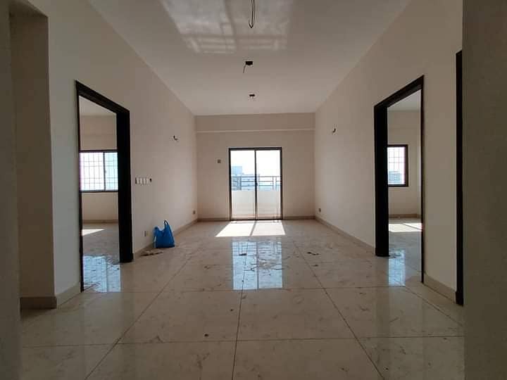 West Open 3 Bedrooms Drawing Lounge Luxury Flat For Sale At Prime Location Of Tariq Road 3