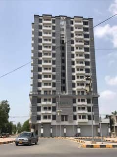 Saima Fine Towers Luxury Flat Available For Sale 1250 Square Feet Large Category 2 Bedrooms Drawing Lounge At Prime Location Of Shaheed E Millat Road