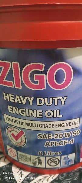 ZIGO Multi grade synthetic engine oil 3