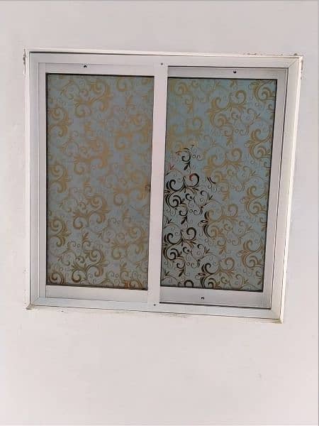 Aluminum glass Window chamber 12mm work doors lower 18