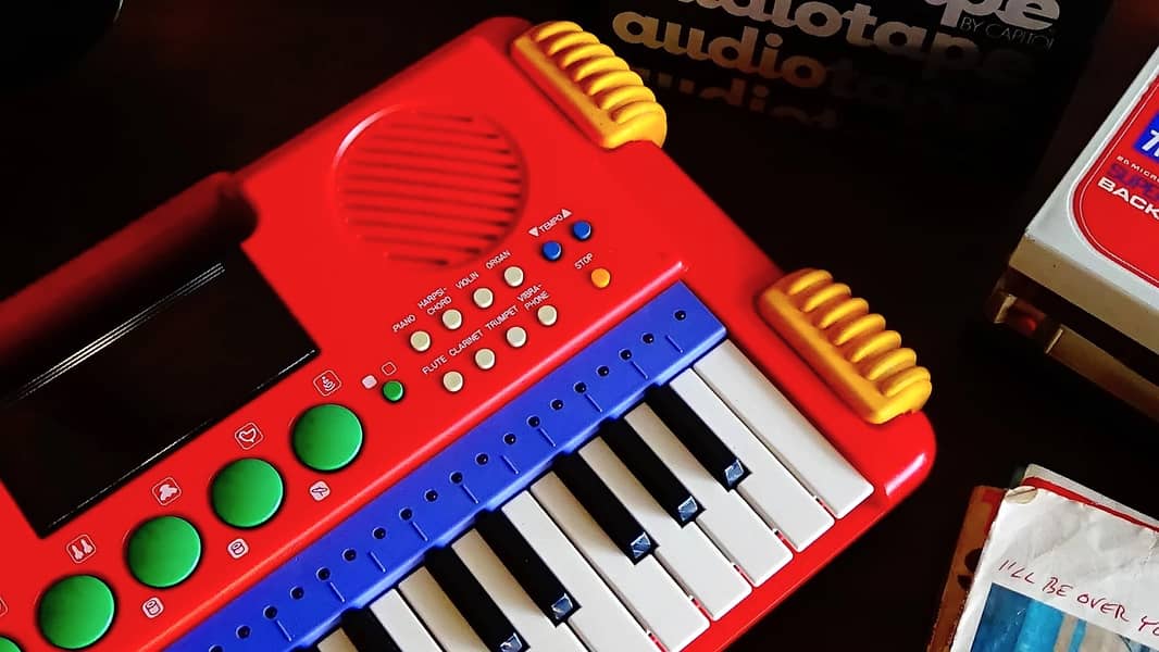 Very Rare Vintage 1992 CASIO KS-02 Sound Kids with ROM Pack Keyboard 4