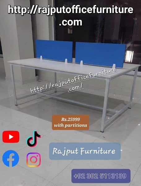 2024 Latest Office Workstations Rajput Furniture Office tables 6