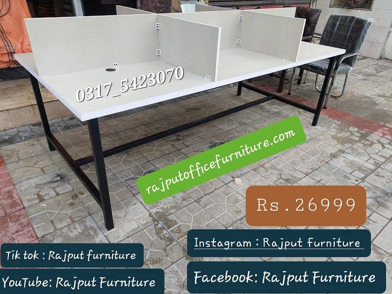 2024 Latest Office Workstations Rajput Furniture Office tables 7