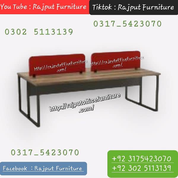 2024 Latest Office Workstations Rajput Furniture Office tables 10