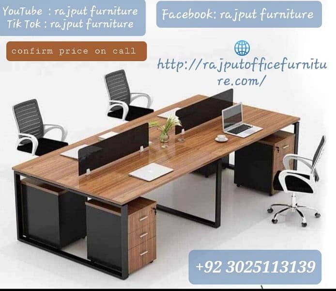 2024 Latest Office Workstations Rajput Furniture Office tables 16