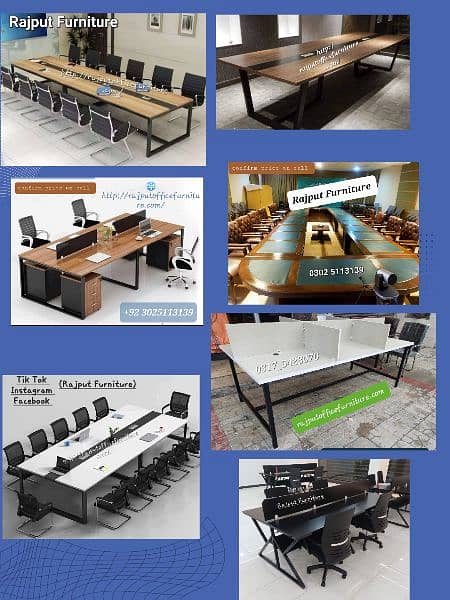 2024 Latest Office Workstations Rajput Furniture Office tables 0