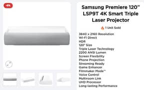 SAMSUNG PROJECTER  4K OR FULL HF FREE STYLE 0