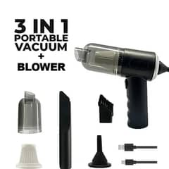 High Pressure 3 in 1 Vacuum Cleaner for Car & Home