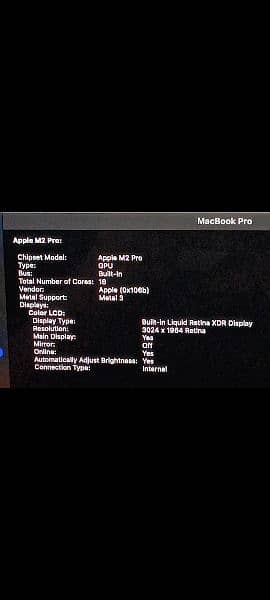 MacBook M2 Pro 2023 16GB 512GB 14" MPHE3 With Box 5