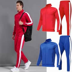 Black Tracksuit With Double White Piping manufacturer wholesale 0