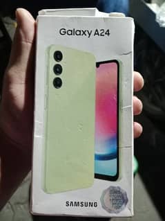 Samsung A24 With Box With Charger 3 month used 9 month warranty 0