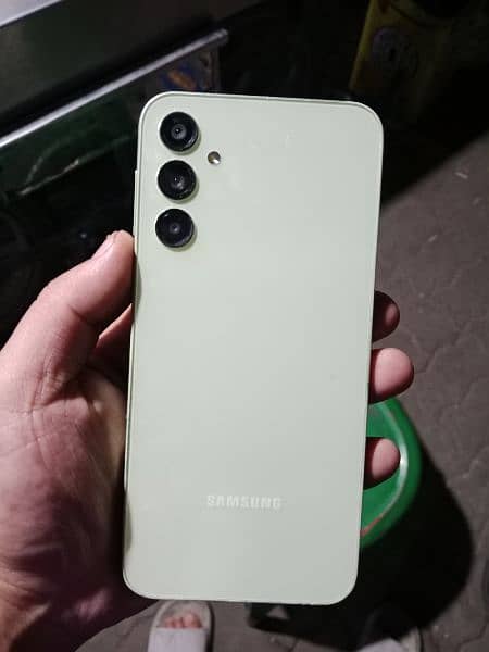 Samsung A24 With Box With Charger 3 month used 9 month warranty 7