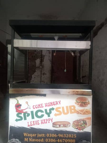 Counter fast food for sell RS. 60000  0327 4815469 2
