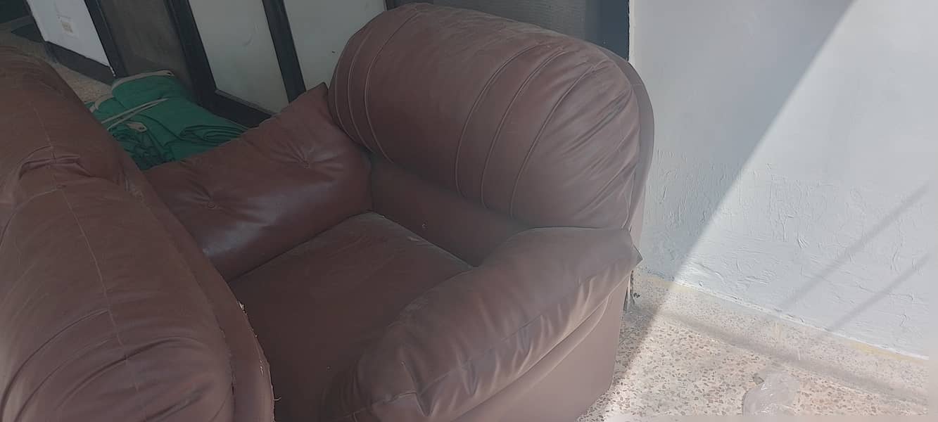 Imported Latherite 4 Seater Sofa Set 1
