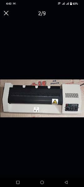 Burooj Plastic Card PVC Laminator A3 Size for urgent sale 0