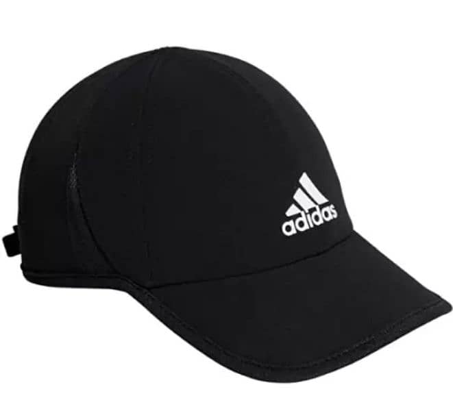 This is a nice ADIDAS CLIMACOOL lightweight black adjustable hat / cap 2