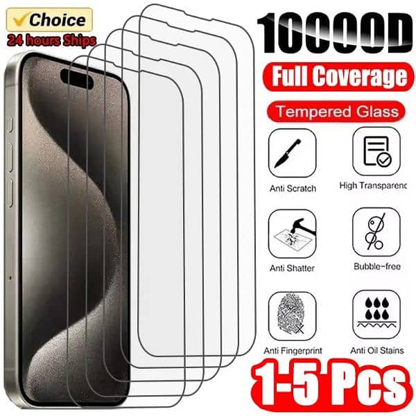Tempered Glass for iPhone 15 14 13 14 11 pro mini X XS XR 6s 6plus 0