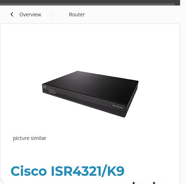CISCO ROUTER 4321 4300 Series Brand New Made in USA 0