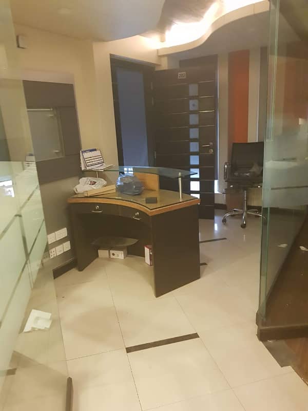 NEAR 26 STREET VIP SMALL FURNISHED OFFICE FOR RENT WITH LIFT BACK UP GENERATOR WITH GLASS CHAMBER AC ALL FURNITURE INCLUDING RENT ALMOST FINAL NOTE 1 MONTH COMMISSION RENT SERVICE CHARGES MUST 1