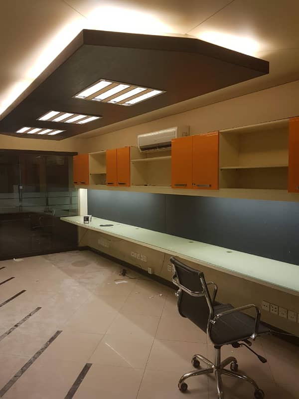 NEAR 26 STREET VIP SMALL FURNISHED OFFICE FOR RENT WITH LIFT BACK UP GENERATOR WITH GLASS CHAMBER AC ALL FURNITURE INCLUDING RENT ALMOST FINAL NOTE 1 MONTH COMMISSION RENT SERVICE CHARGES MUST 3