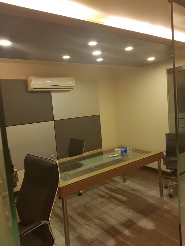 NEAR 26 STREET VIP SMALL FURNISHED OFFICE FOR RENT WITH LIFT BACK UP GENERATOR WITH GLASS CHAMBER AC ALL FURNITURE INCLUDING RENT ALMOST FINAL NOTE 1 MONTH COMMISSION RENT SERVICE CHARGES MUST 14