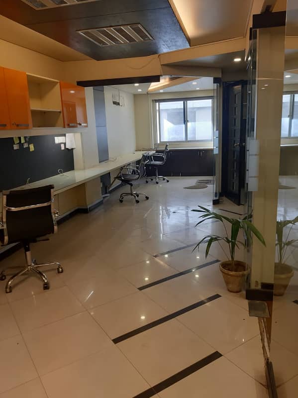 NEAR 26 STREET VIP SMALL FURNISHED OFFICE FOR RENT WITH LIFT BACK UP GENERATOR WITH GLASS CHAMBER AC ALL FURNITURE INCLUDING RENT ALMOST FINAL NOTE 1 MONTH COMMISSION RENT SERVICE CHARGES MUST 16