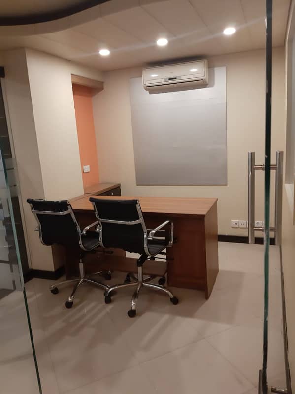 NEAR 26 STREET VIP SMALL FURNISHED OFFICE FOR RENT WITH LIFT BACK UP GENERATOR WITH GLASS CHAMBER AC ALL FURNITURE INCLUDING RENT ALMOST FINAL NOTE 1 MONTH COMMISSION RENT SERVICE CHARGES MUST 17