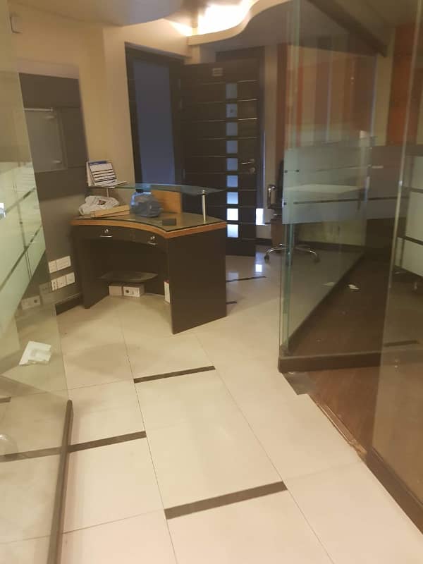 NEAR 26 STREET VIP SMALL FURNISHED OFFICE FOR RENT WITH LIFT BACK UP GENERATOR WITH GLASS CHAMBER AC ALL FURNITURE INCLUDING RENT ALMOST FINAL NOTE 1 MONTH COMMISSION RENT SERVICE CHARGES MUST 22