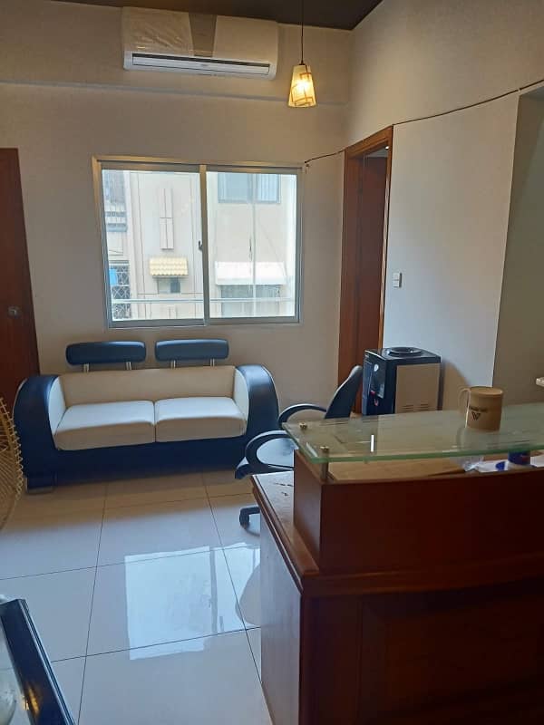 Near 26 Street Furnished Office For Rent 25 Persons Setting With Lift Back Up Generator 24& 7 Time 2