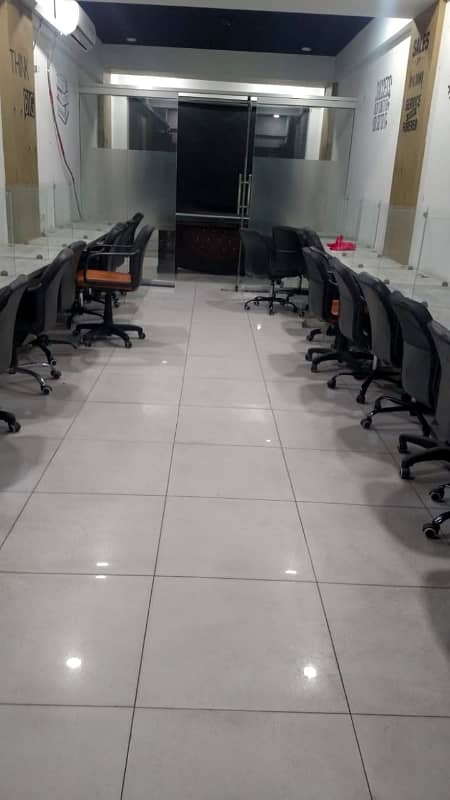 Near 26 Street Furnished Office For Rent 25 Persons Setting With Lift Back Up Generator 24& 7 Time 9