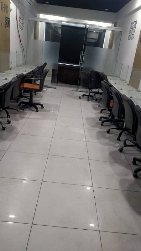 Near 26 Street Furnished Office For Rent 25 Persons Setting With Lift Back Up Generator 24& 7 Time 10