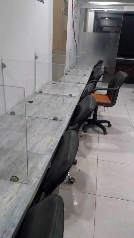 Near 26 Street Furnished Office For Rent 25 Persons Setting With Lift Back Up Generator 24& 7 Time 12