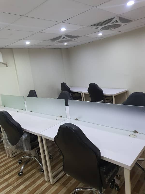 Vip Full Furnished Executive Office For Rent 24& 7 Time With Cubicle Work Station Executive 6