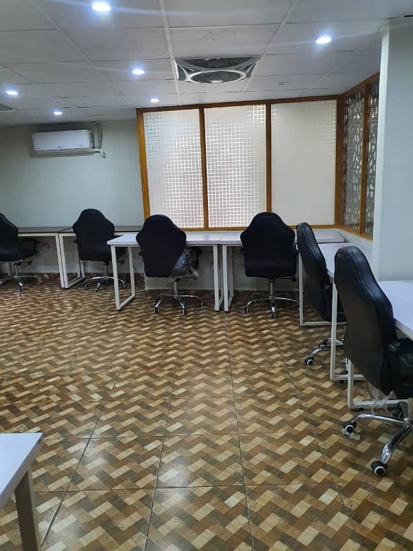 Vip Full Furnished Executive Office For Rent 24& 7 Time With Cubicle Work Station Executive 21