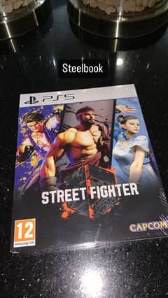 Street fighter 6 steelbook edition ps5 brand new sealed 0