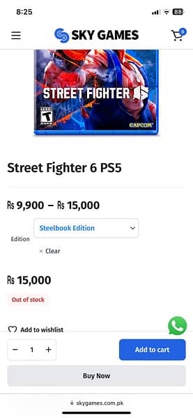 Street fighter 6 steelbook edition ps5 brand new sealed 4