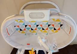 03088806151 imported baby swing cot with music light and vibration