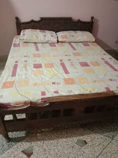 sheesham wood bed without mattress 0