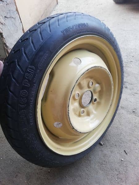 Spare wheel stepne tyre 2